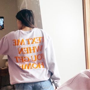 Lonely ghost text me when you get home- Lavender